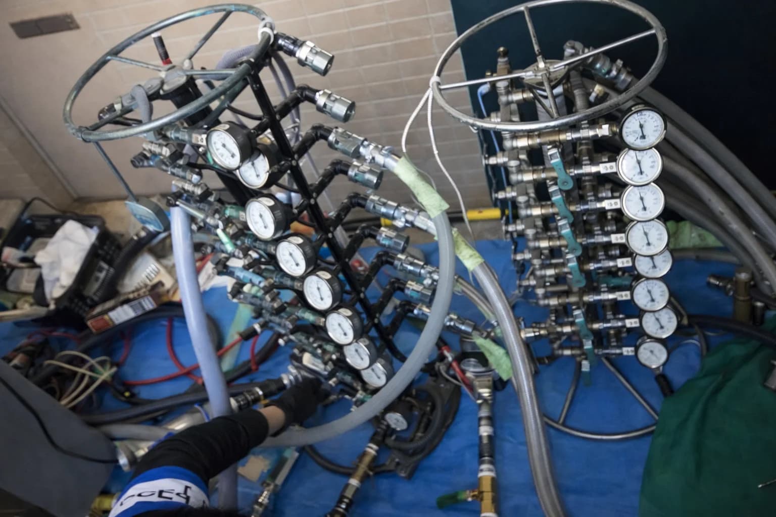 給水管更生用のマニホールド機器