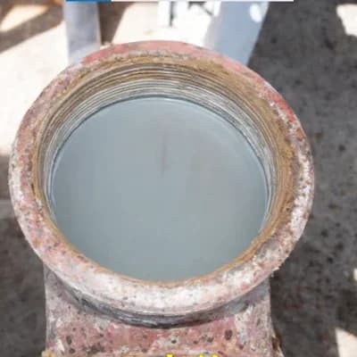 給水管更生工事の施工効果 研磨後